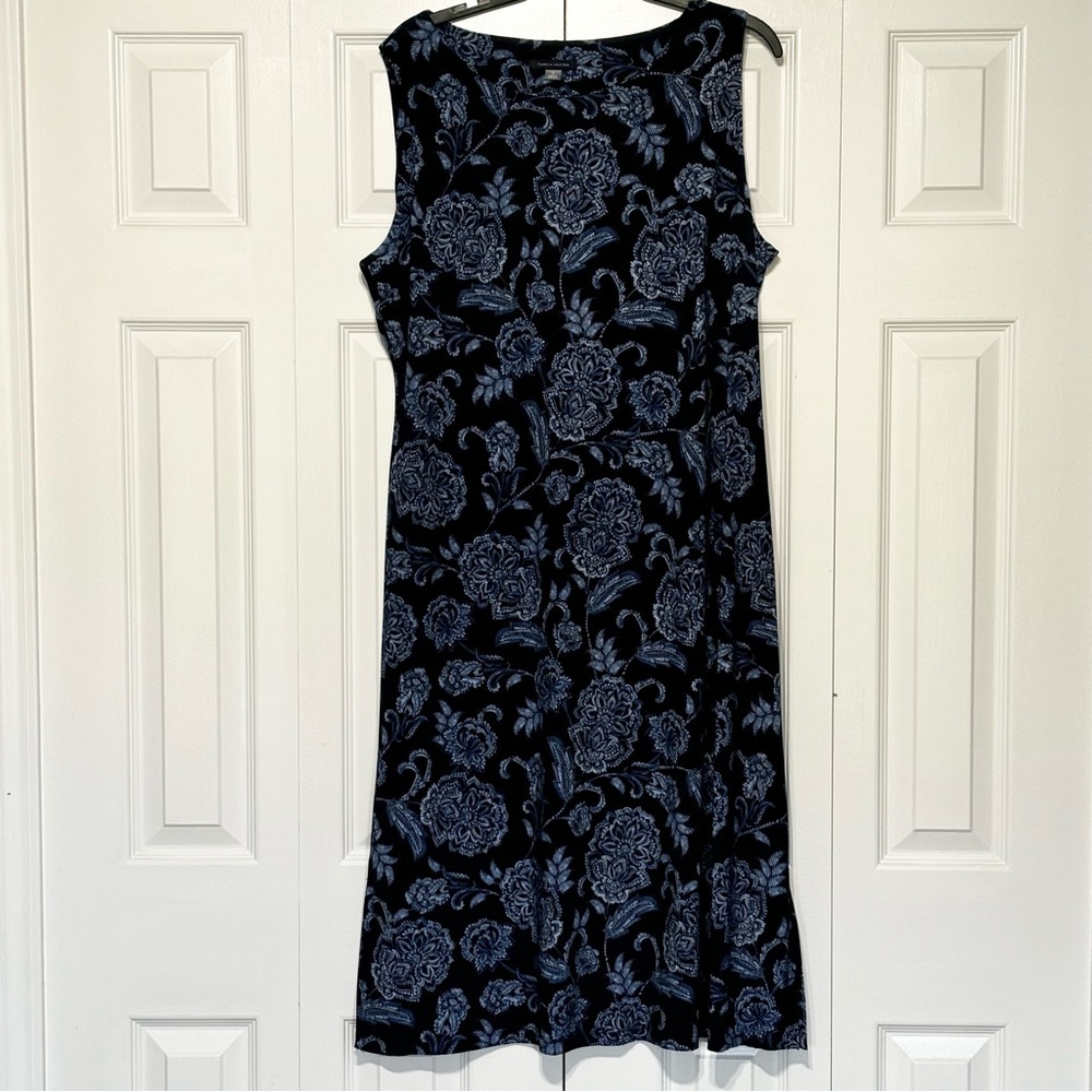 Tommy Hilfiger Navy Blue print dress 16